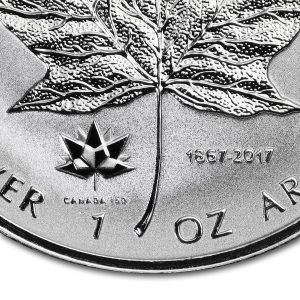 Maple Leaf 2017 mit Privy Mark "Canada 150"